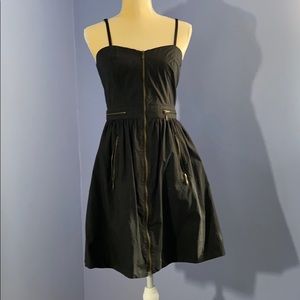 Kensie Black Zipper Dress